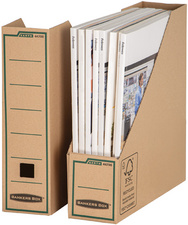 Fellowes Porte-revues BANKERS BOX EARTH, marron