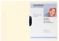 PAGNA Bewerbungsmappe "Swing", DIN A4, aus Karton, beige