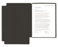 PAGNA chemise de présentation / candidature "Star", A4, noir