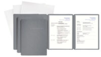 PAGNA Bewerbungs-Set "Special", DIN A4, grau, 3-teilig