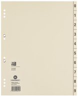 Oxford Intercalaires, 240 x 300 mm, imprimé 2 faces, chamois