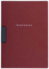 Oxford clip-fix Bewerbungsmappe job-excellent, bordeaux