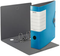 LEITZ Classeur Solide, 180 degrés, 82 mm, bleu clair