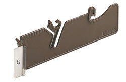 LEITZ Pendelleitkarte, für Pendelregistratur DIN A4, braun, – Image 2
