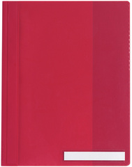 DURABLE Chemise à lamelle, A4, PVC, rouge