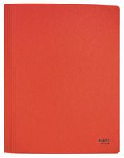 LEITZ Chemise à lamelle Recycle, A4, carton, rouge