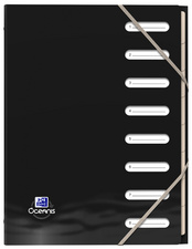 Oxford Trieur "Oceanis", A4, 8 onglets, PP recyclé, assorti