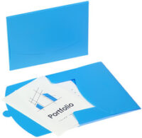 PAGNA Pochette à documents "Wallet", A4, PP, bleu clair