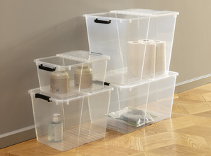 Plast team Boîte de rangement HOME BOX FLEX, 50 litres – Image 3