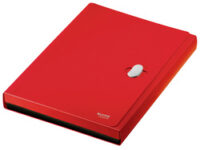 LEITZ Trieur ménager Recycle, A4, PP, 6 compartiments, rouge