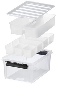 SmartStore Boîte de rangement CLASSIC 14 L, avec inserts