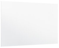 Bi-Office Tableau blanc en plaque 1.150 x 750 mm, sans cadre