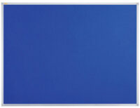 FRANKEN Tableau en textile X-tra!Line, 600 x 450 mm, bleu