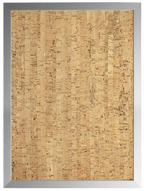 Bi-Office Tableau design en liège, 600 x 200 mm, argent – Image 2