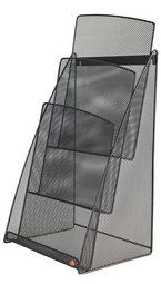 ALBA Porte-brochures de table "MESHPREZA4", A4, fil métal