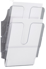 DURABLE Set de porte-brochures mural "FLEXIPLUS 2", A4