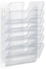 DURABLE Set de porte-brochures mural "FLEXIPLUS 6", A4