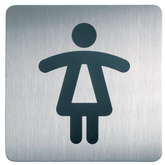 DURABLE Pictogramme PICTO "WC Femmes", carré, en acier