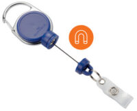 DURABLE Enrouleur "EXTRA STRONG", pour porte-carte, bleu