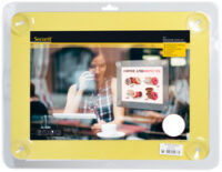 Securit Porte-affiches, A4, jaune