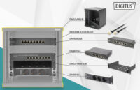 11GITUS 10" Netzwerk-Set, 6 HE, (B)312 x (T)300 mm, schwarz