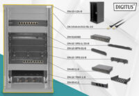 DIGITUS 10" Netzwerk-Set, 12 HE, (B)312 x (T)300 mm, schwarz