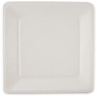 NATURE Star Assiette en canne à sucre, carré, 260 x 260 mm