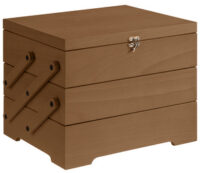 APS Boîte pour buffet SEWING BASKET, chêne foncé