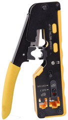 DIGITUS Outil de sertissage multimodulaire, pass through