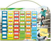 ROTH Klipp + Klar Stundenplan Steck Fix "Fußballer