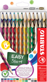 STABILO Crayon de couleur EASYcolors L, étui de 24