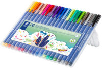 STAEDTLER Feutre triplus, étui de 20