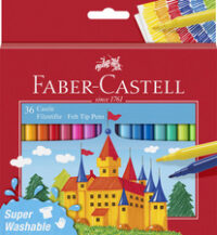 FABER-CASTELL Feutre CASTLE, étui carton de 36