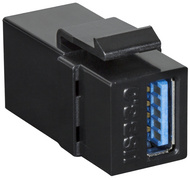 LogiLink Module Keystone USB 3.0, noir