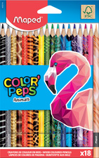 Maped Crayon de couleur triangulaire COLOR'PEPS Animals