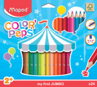 Maped my first Crayons de couleur COLOR'PEPS Jumbo, étui 24