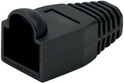 LogiLink Manchon de protection pour connecteur RJ45, noir