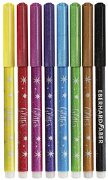 EBERHARD FABER Feutre à paillettes, étui en carton de 8