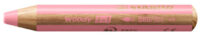 STABILO Crayon multi-talents woody 3en1, rond, rose pastel