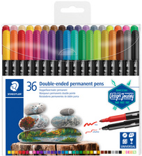 STAEDTLER Feutre double pointe permanent, étui de 18 – Image 2