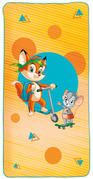 ROTH Serviette de bain pour enfants "Fredo & Fitzi