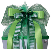 ROTH LED-Schultütenschleife "Green Lights", grün