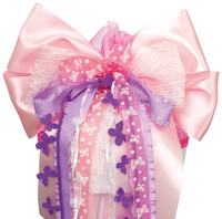ROTH XXL-Schultütenschleife "Fluffy Butterfly", rosa/lila
