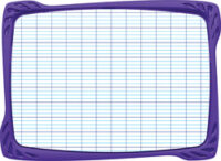 Maped Ardoise FLEX, effaçable à sec, blanc