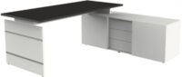 kerkmann Bureau complet Form 4/AVETO, blanc/anthracite
