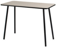PAPERFLOW Bureau HOPM2, (L)1.140 mm, noir/chêne