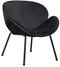 PAPERFLOW Fauteuil visiteur SMILE, anthracite