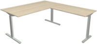 kerkmann Bureau "Form 2" avec extension, (L)1.800 mm, chêne