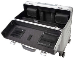 ALUMAXX Valise pour pilotes "PANDORA", aluminium, argent mat – Image 3