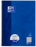 Oxford Cahier à spirale, A4+, quadrillé, 160 pages